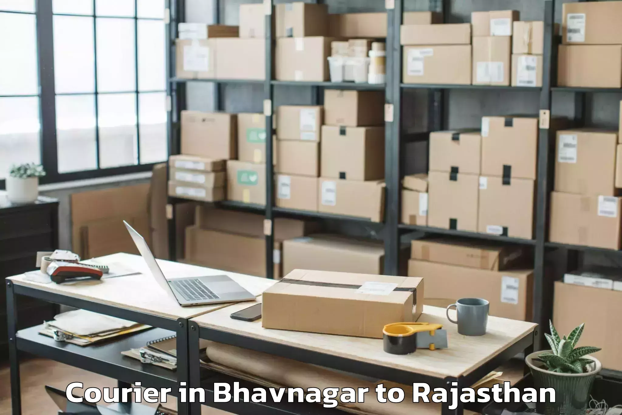 Reliable Bhavnagar to Thanagazi Courier